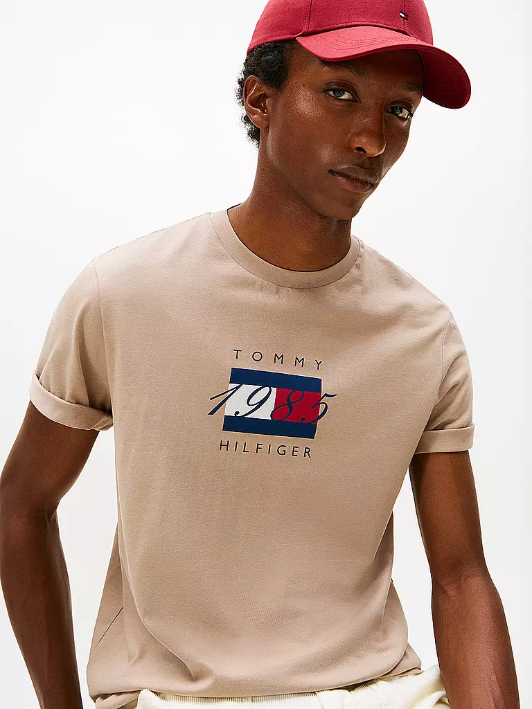 TOMMY HILFIGER | T-Shirt  | beige