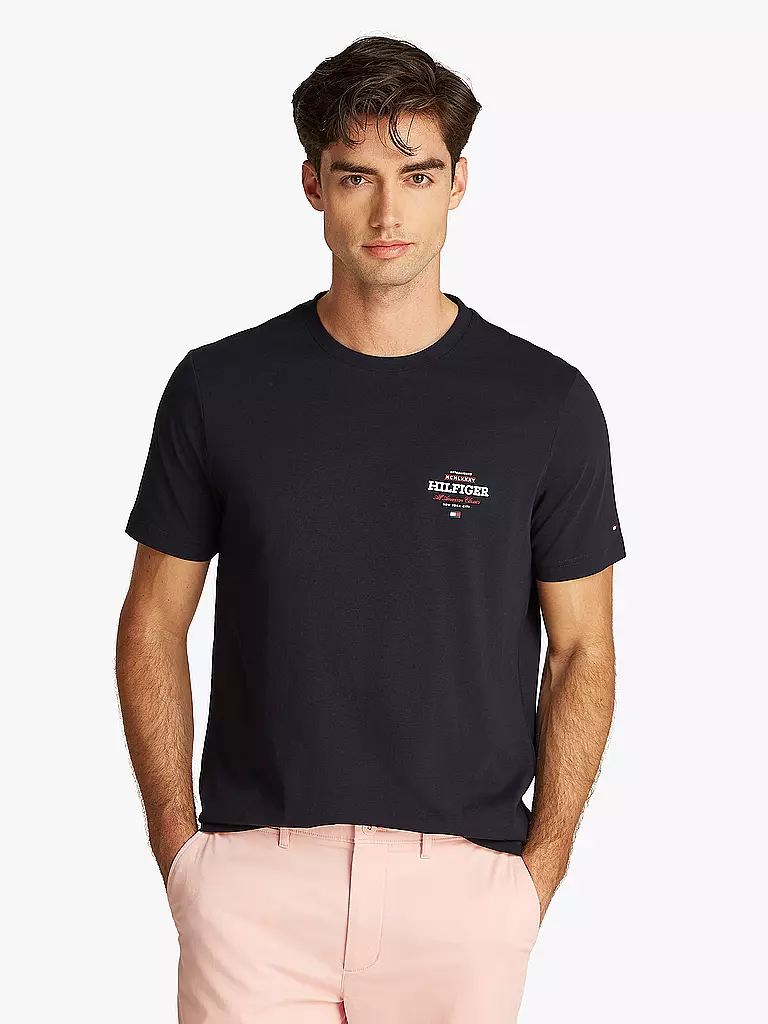 TOMMY HILFIGER | T-Shirt  | dunkelblau