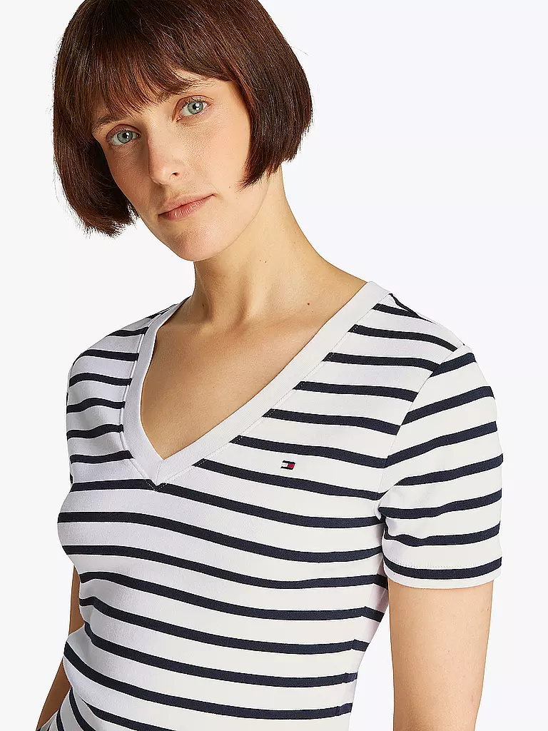 TOMMY HILFIGER | T-Shirt  | weiss