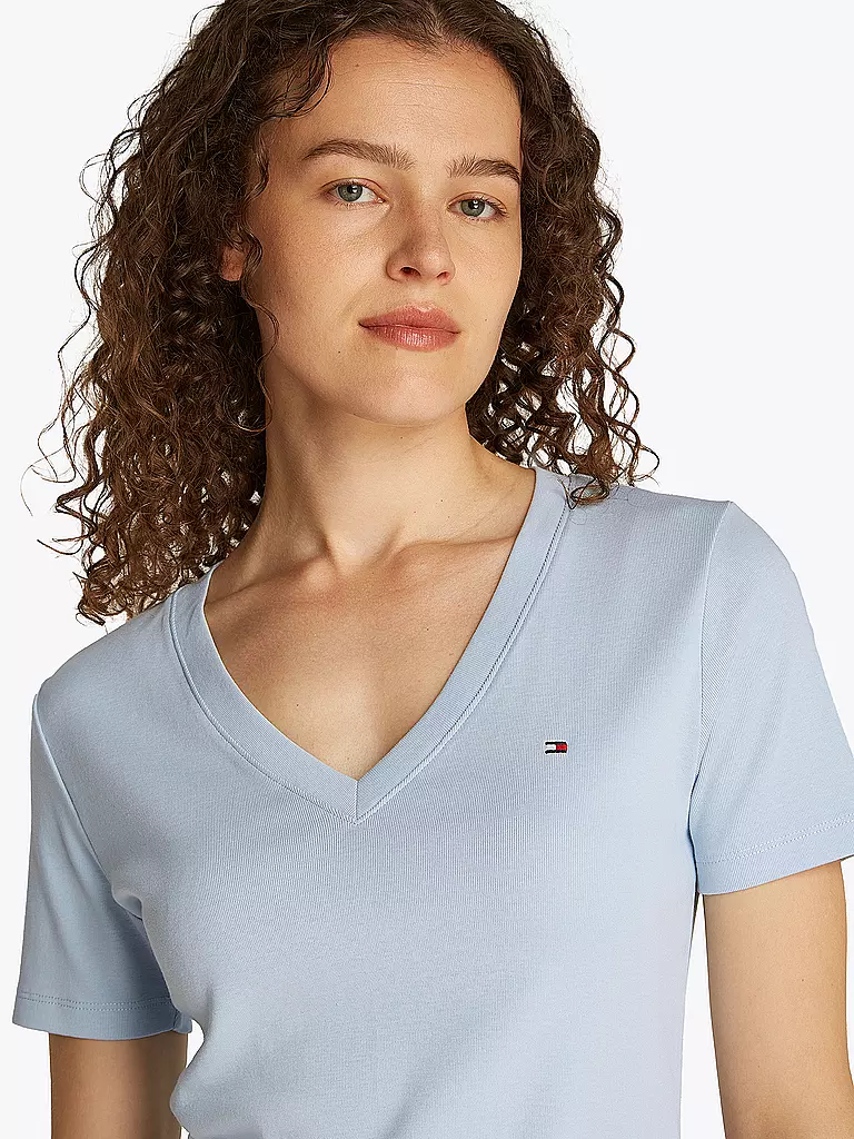 TOMMY HILFIGER | T-Shirt  | hellblau