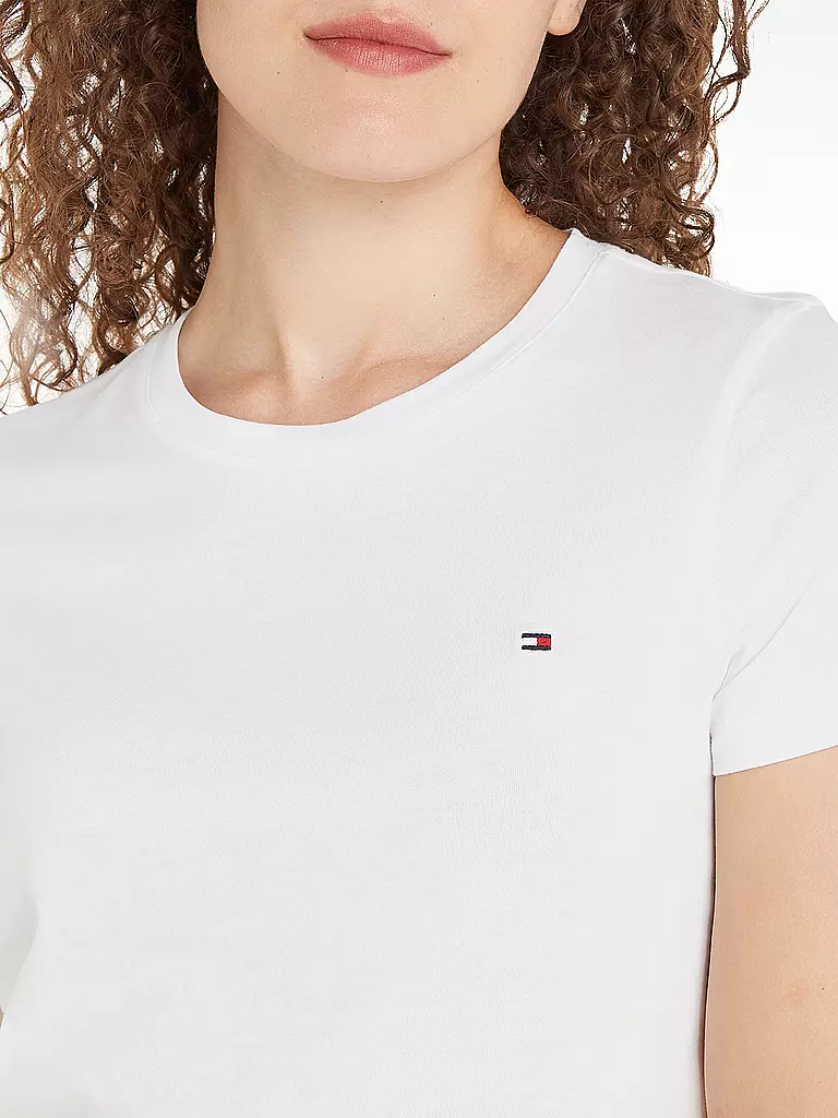 TOMMY HILFIGER | T-Shirt  | weiss