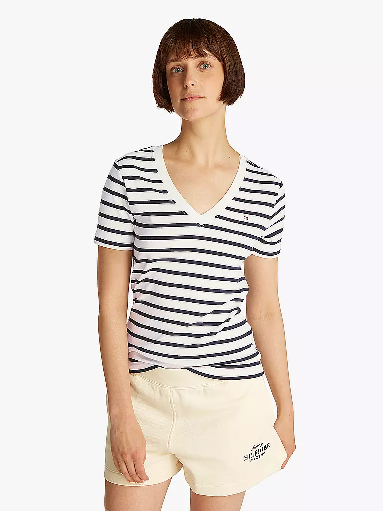 TOMMY HILFIGER | T-Shirt  | weiss