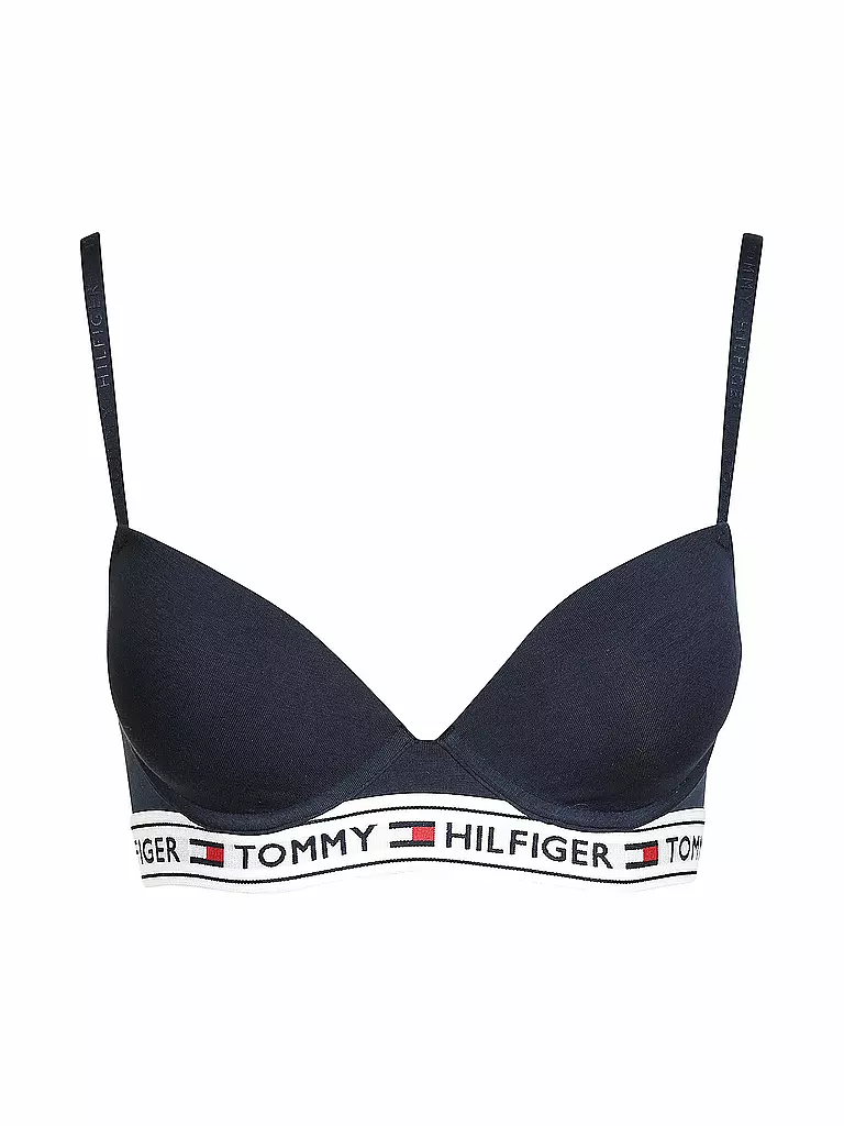 TOMMY HILFIGER | T-Shirt BH "Authentic Cotton" (Blau 416) | blau