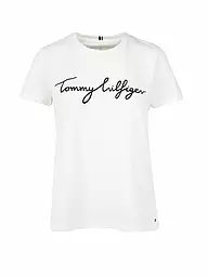 TOMMY HILFIGER | T-Shirt Regular Fit  | weiss