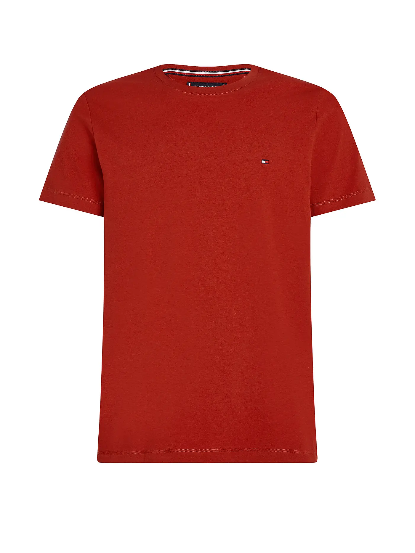 TOMMY HILFIGER | T-Shirt Slim Fit | rot