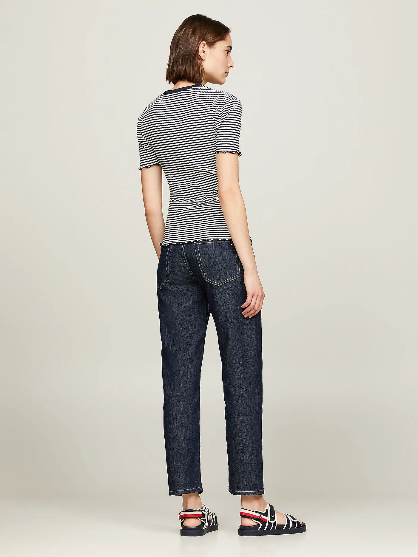 TOMMY HILFIGER | T-Shirt Slim Fit | dunkelblau