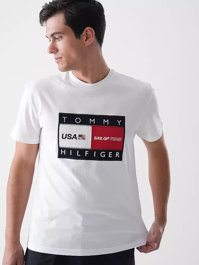 TOMMY HILFIGER | T-Shirt TH x SailGP | weiss