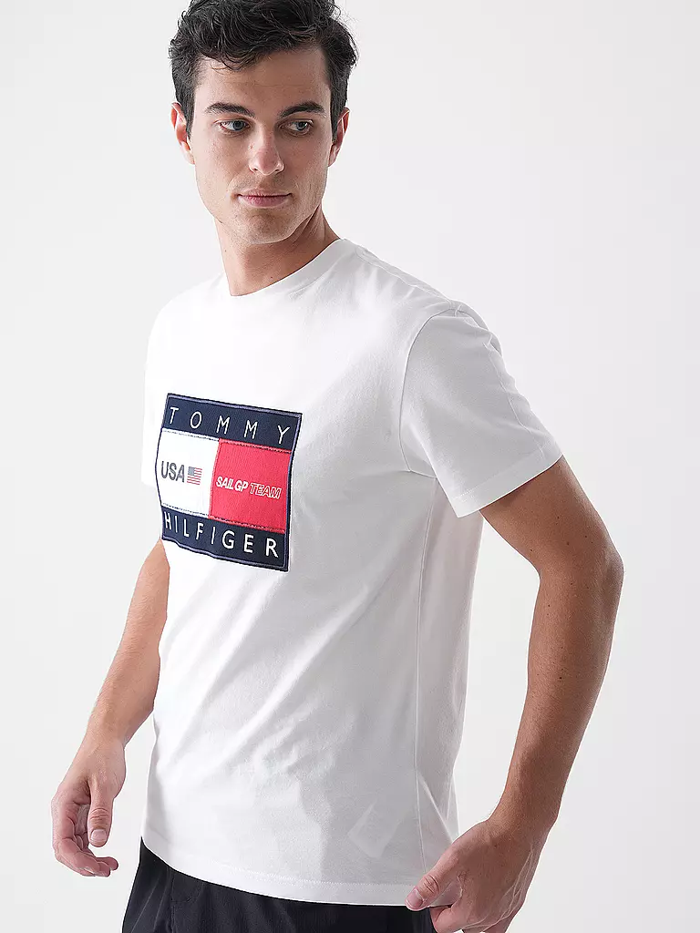 TOMMY HILFIGER | T-Shirt TH x SailGP | weiss
