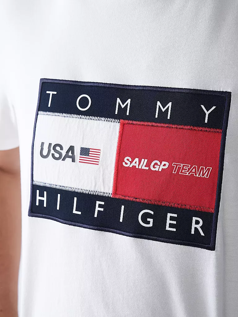 TOMMY HILFIGER | T-Shirt TH x SailGP | weiss
