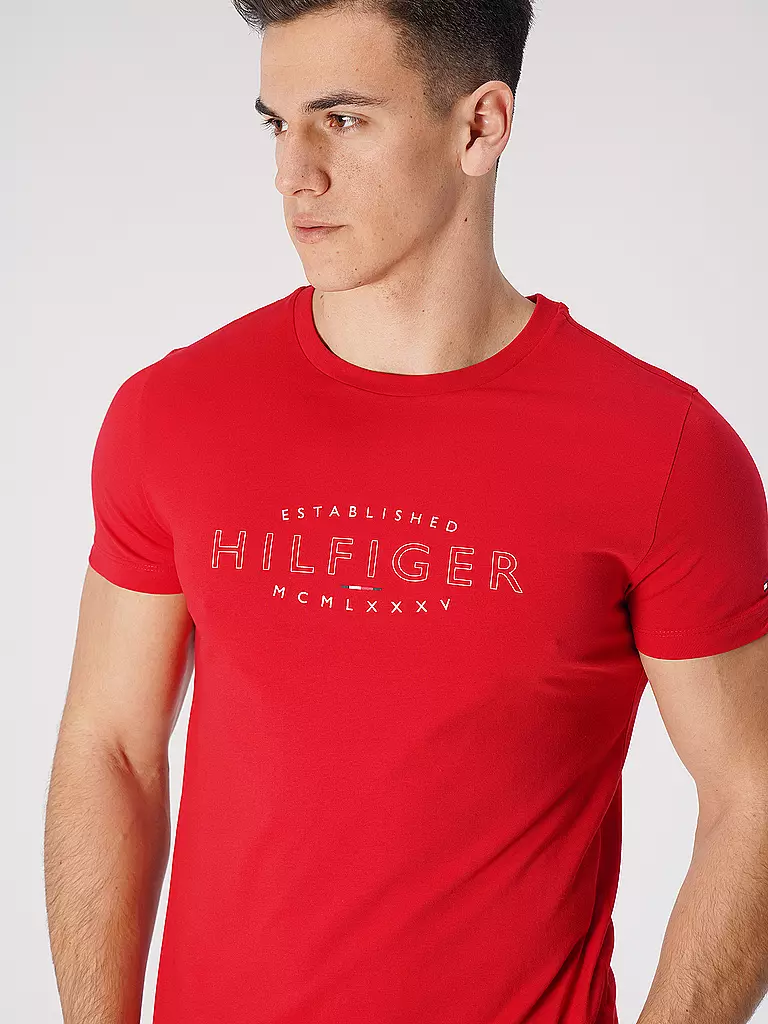 TOMMY HILFIGER | T-Shirt | rot