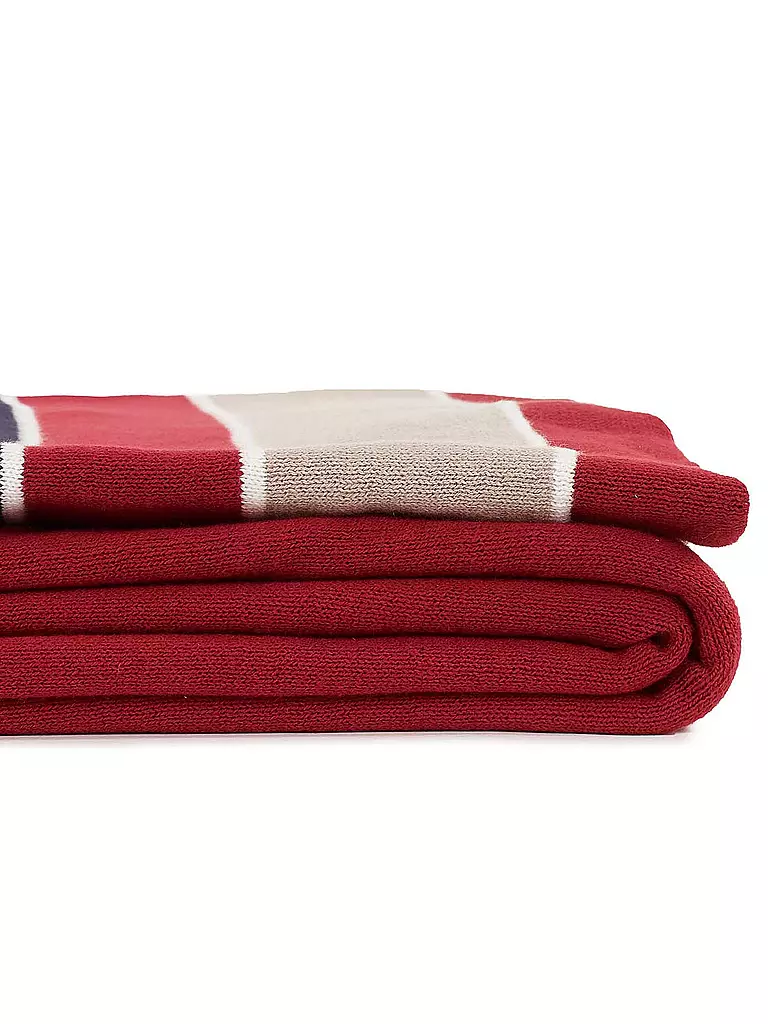 TOMMY HILFIGER | Tagesdecke - Plaid Heraldic 130x170cm | rot