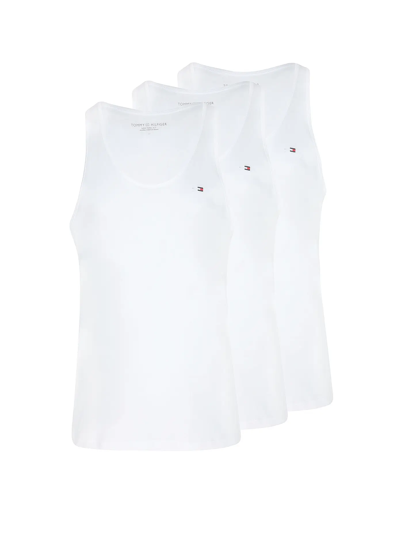 TOMMY HILFIGER | Tanktop 3er Pkg | weiss