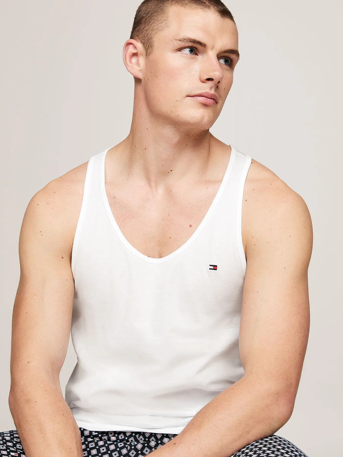 TOMMY HILFIGER | Tanktop 3er Pkg | weiss