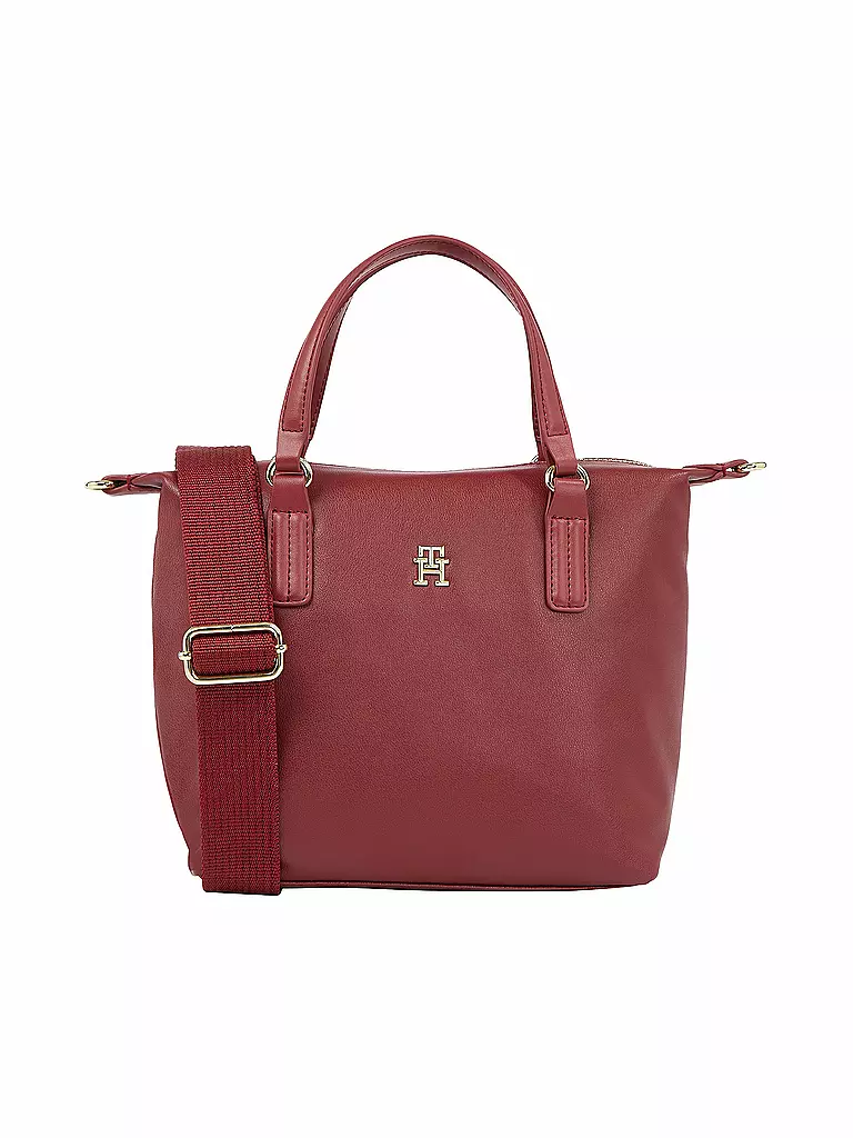 TOMMY HILFIGER | Tasche - Henkeltasche POPPY | dunkelrot