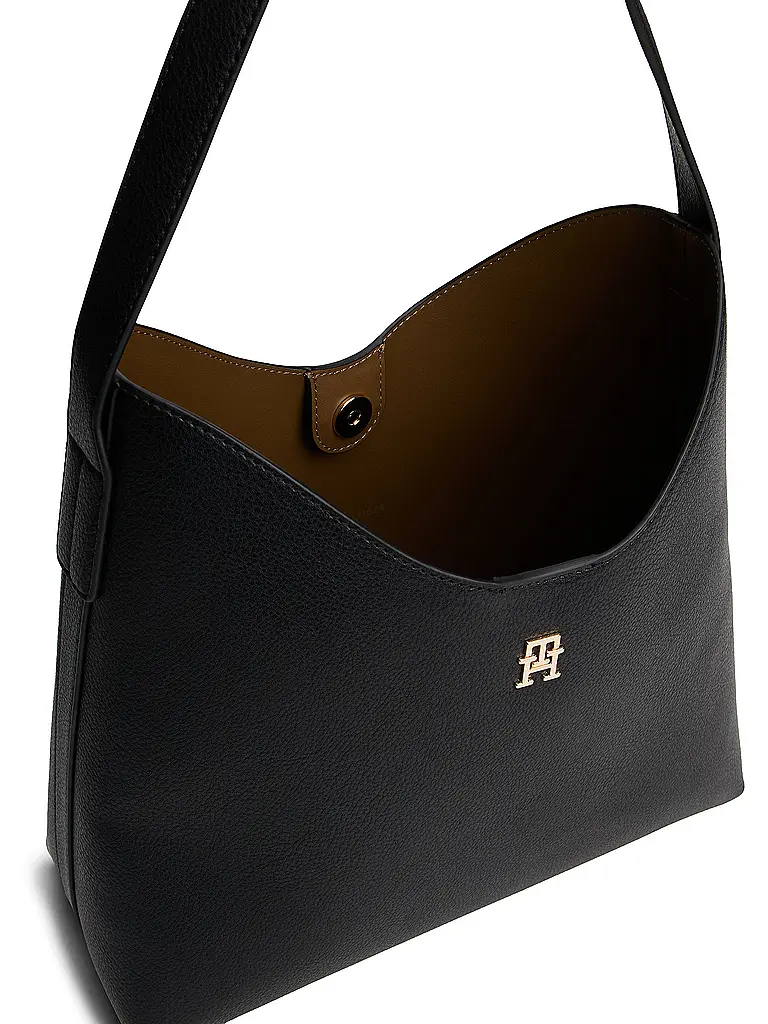 TOMMY HILFIGER | Tasche - Hobo Bag TH ICON | Schwarz