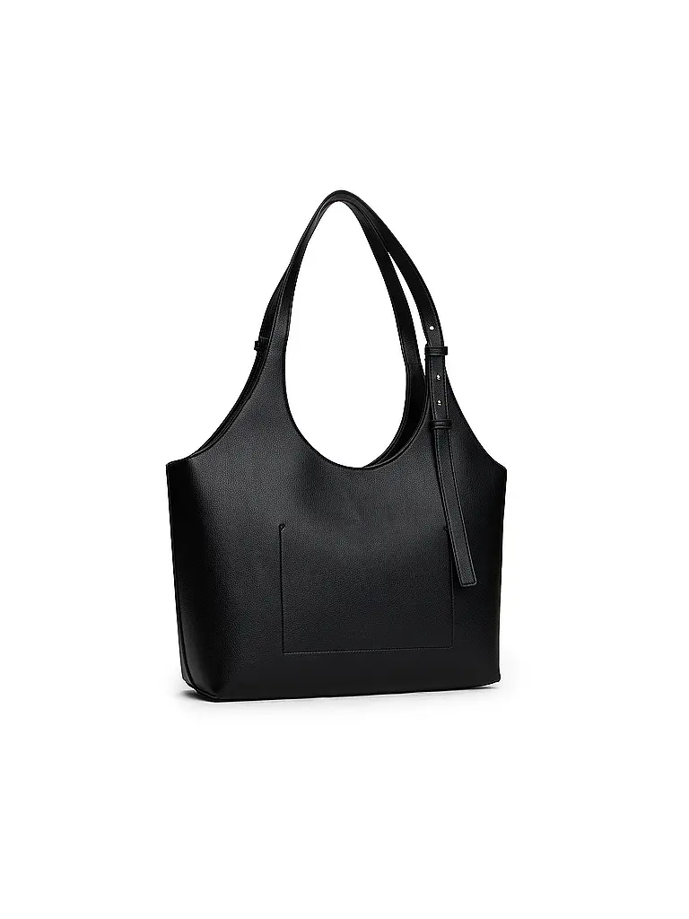 TOMMY HILFIGER | Tasche - Hobo Bag TH LOGO | Schwarz