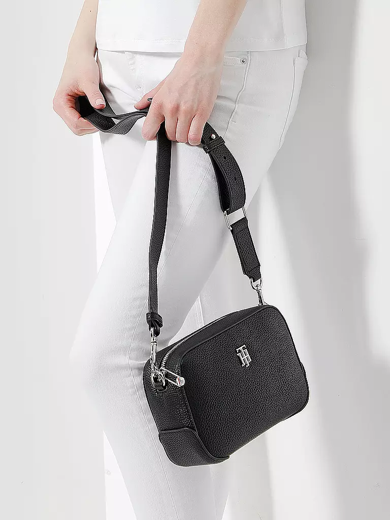 TOMMY HILFIGER | Tasche - Minibag TH Essence | schwarz