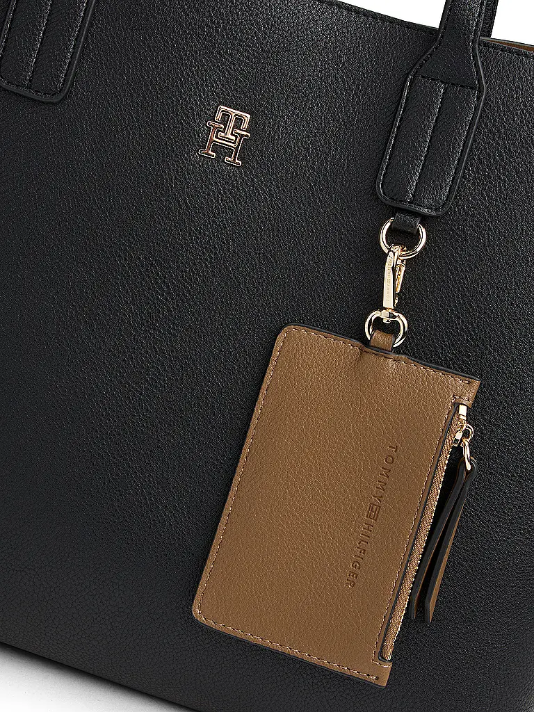 TOMMY HILFIGER | Tasche - Schultertasche TH-ICON | Schwarz