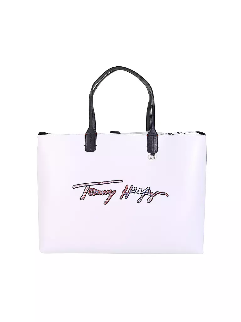 TOMMY HILFIGER | Tasche - Shopper Iconic  | weiß
