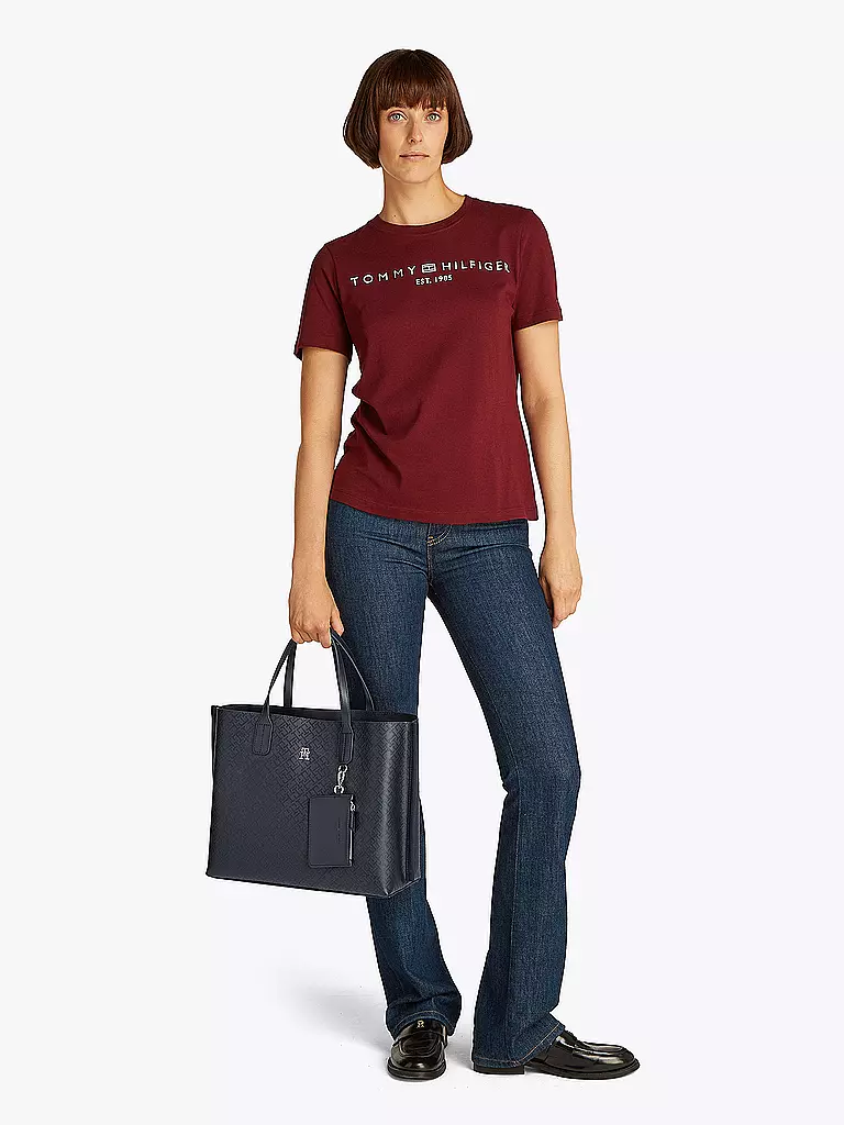 TOMMY HILFIGER | Tasche - Shopper TH DISTINCT  | dunkelblau