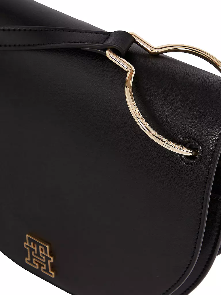 TOMMY HILFIGER | Tasche - Umhängetasche CHIC SADDLE BAG | dunkelrot