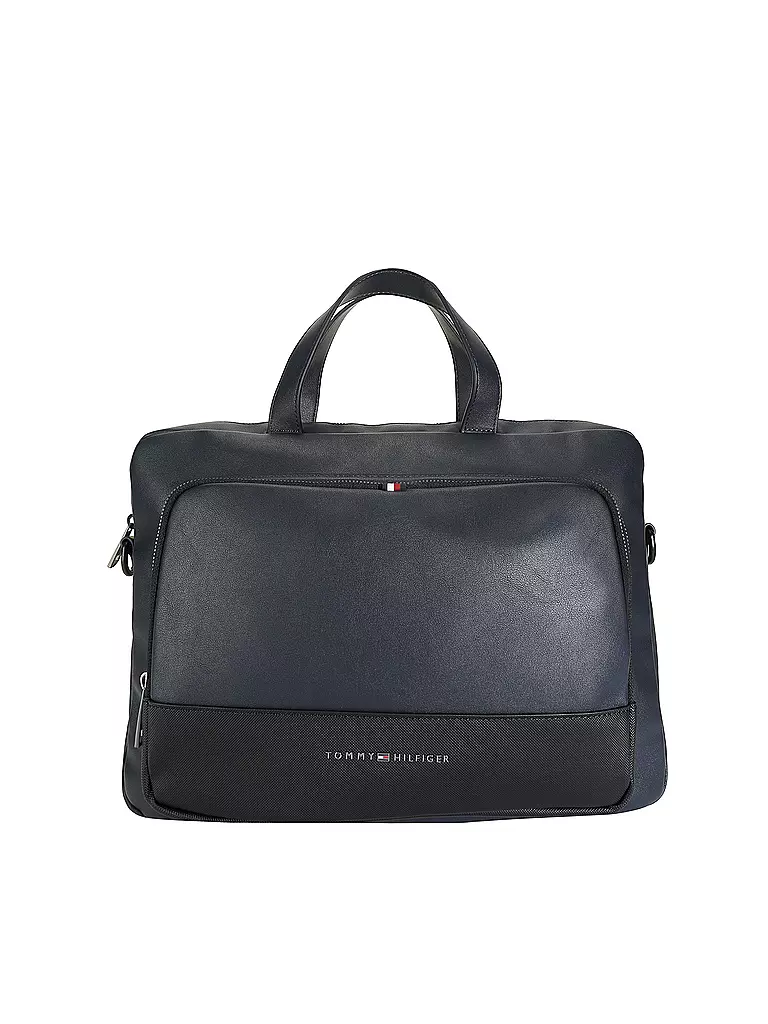 TOMMY HILFIGER | Tasche TH ESSENTIAL SLIM COMPUTER BAG | blau