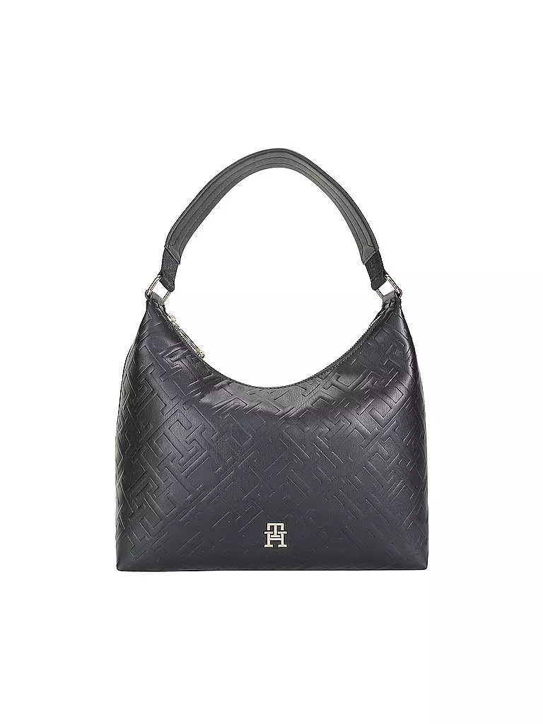 TOMMY HILFIGER Tasche-Hobo Bag ICONIC dunkelblau