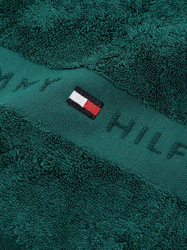 TOMMY HILFIGER | TH Frottee Uni Duschtuch 70x140cm (Grün) | grün