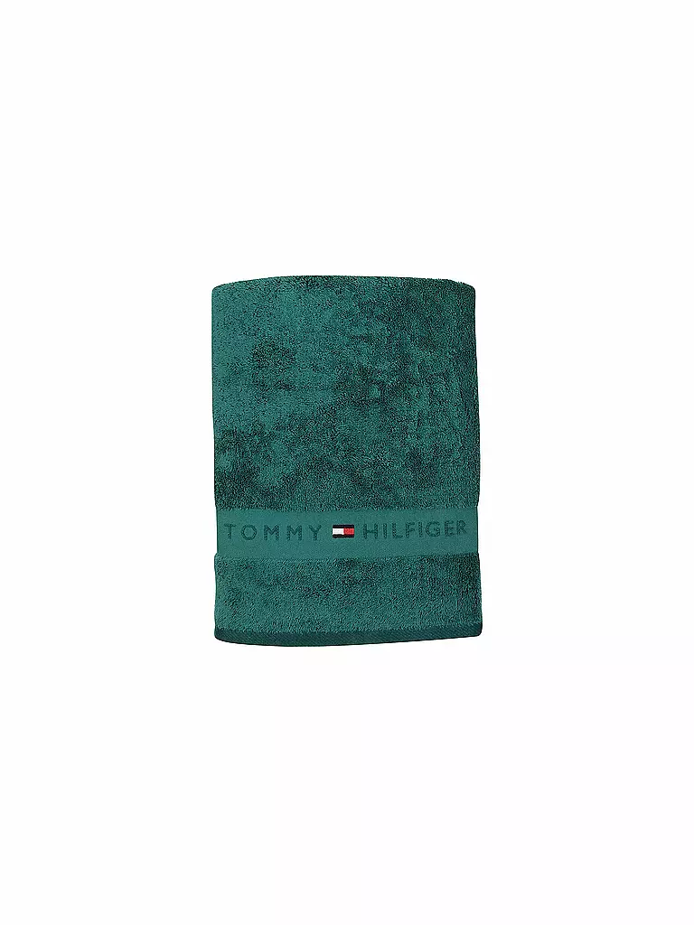 TOMMY HILFIGER | TH Frottee Uni Handtuch 50x100cm (Grün) | grün