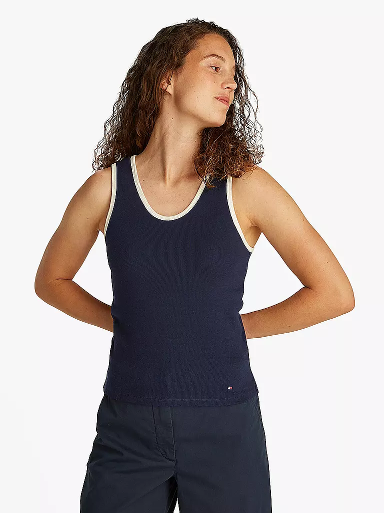 TOMMY HILFIGER | Top | dunkelblau
