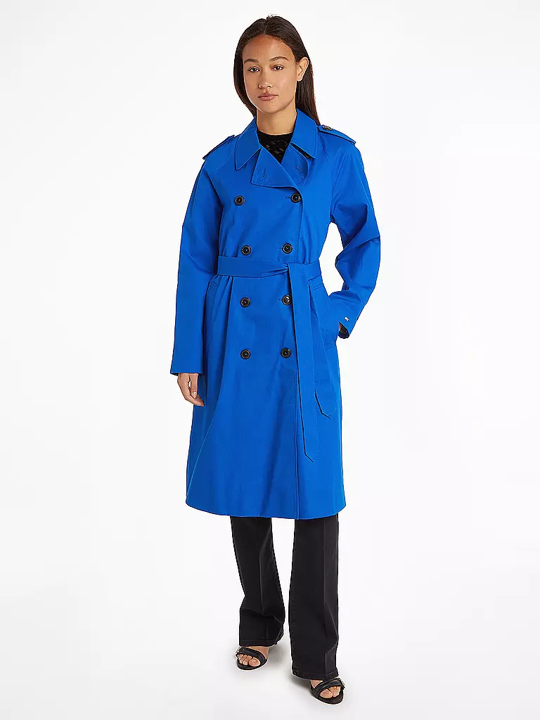 TOMMY HILFIGER | Trenchcoat | blau