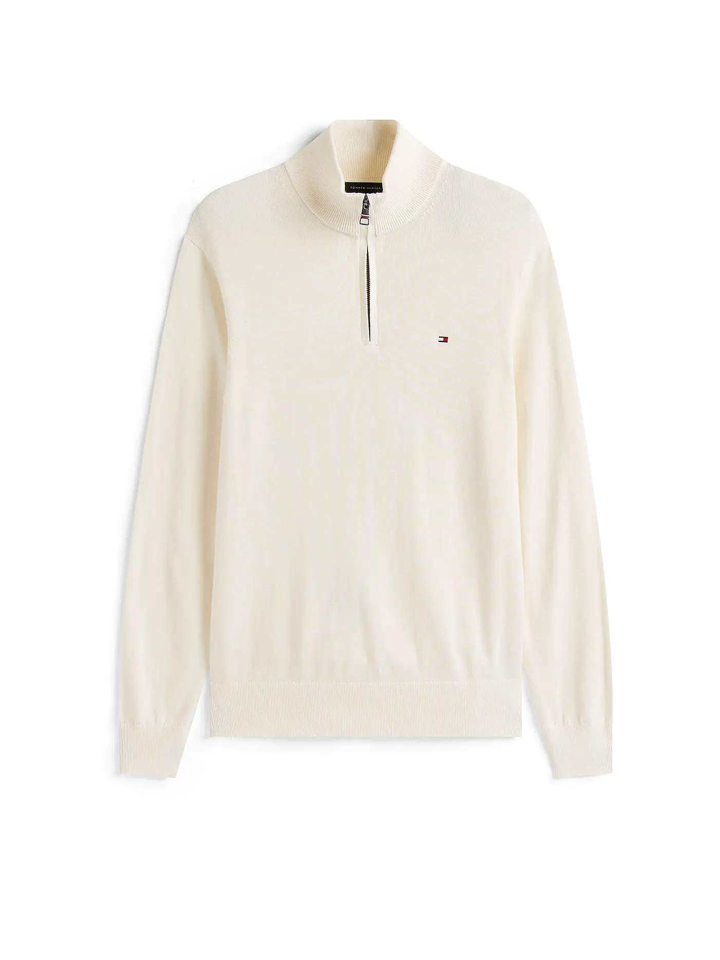 TOMMY HILFIGER | Troyer Pullover | creme