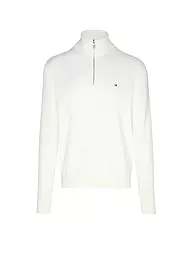 TOMMY HILFIGER | Troyer Pullover | weiss