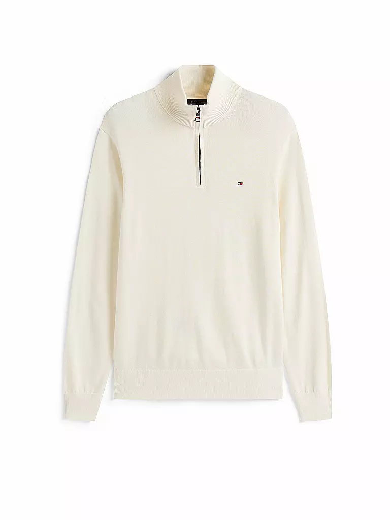 TOMMY HILFIGER | Troyer Pullover  | creme