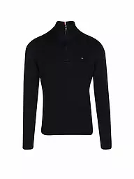 TOMMY HILFIGER | Troyer Pullover | blau