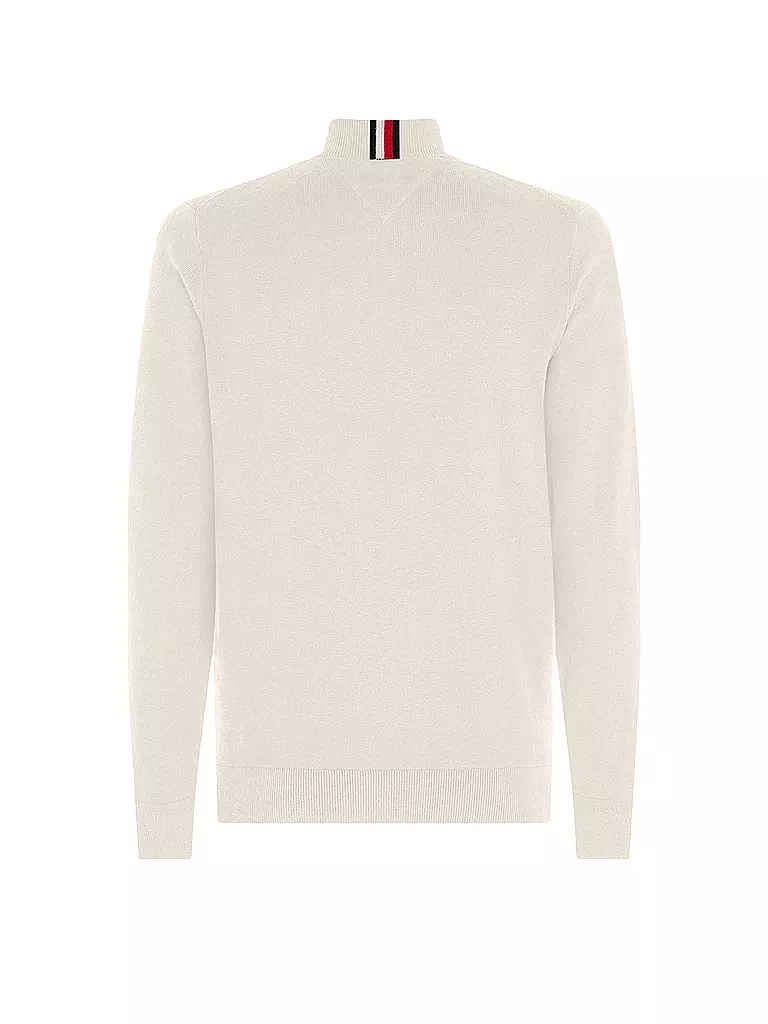 TOMMY HILFIGER | Troyer Pullover | weiss