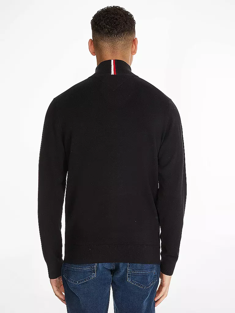 TOMMY HILFIGER | Troyer Pullover | weiss