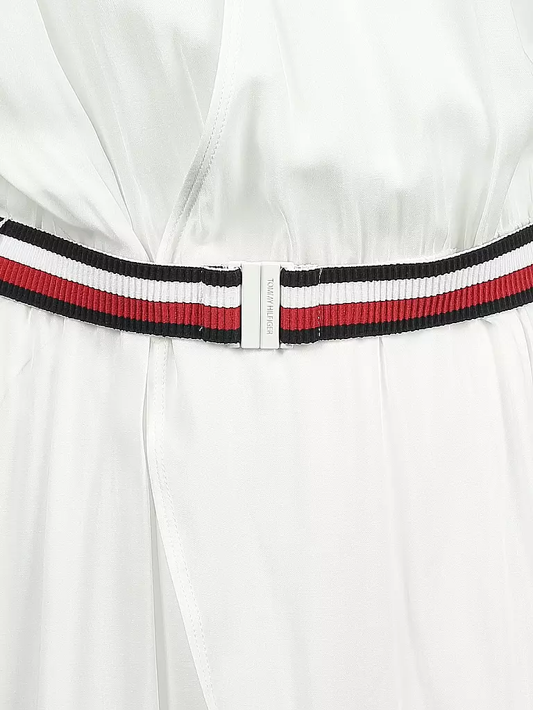 TOMMY HILFIGER | Wickelkleid | weiß