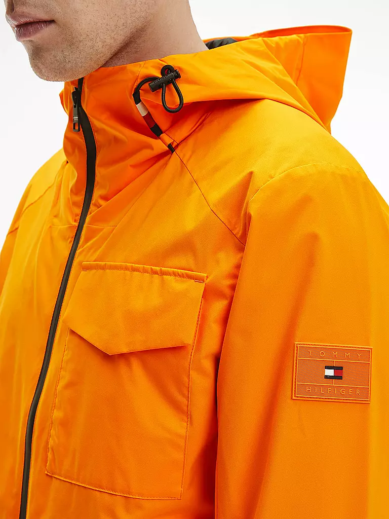 TOMMY HILFIGER | Windbreaker Tech Hooded  | orange