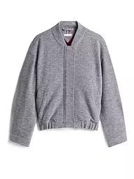 TOMMY HILFIGER | Wolljacke | Hellgrau