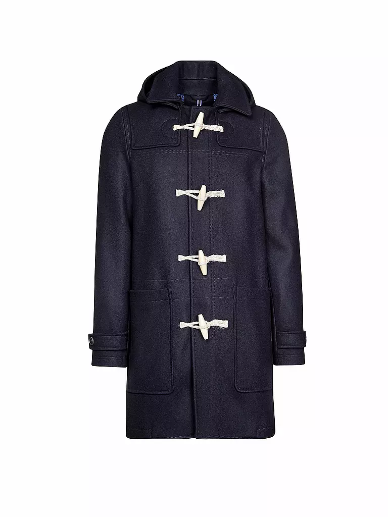 TOMMY HILFIGER | Wollmantel "Melange" | blau