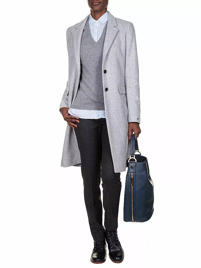 TOMMY HILFIGER | Wollmantel "Thea" | grau