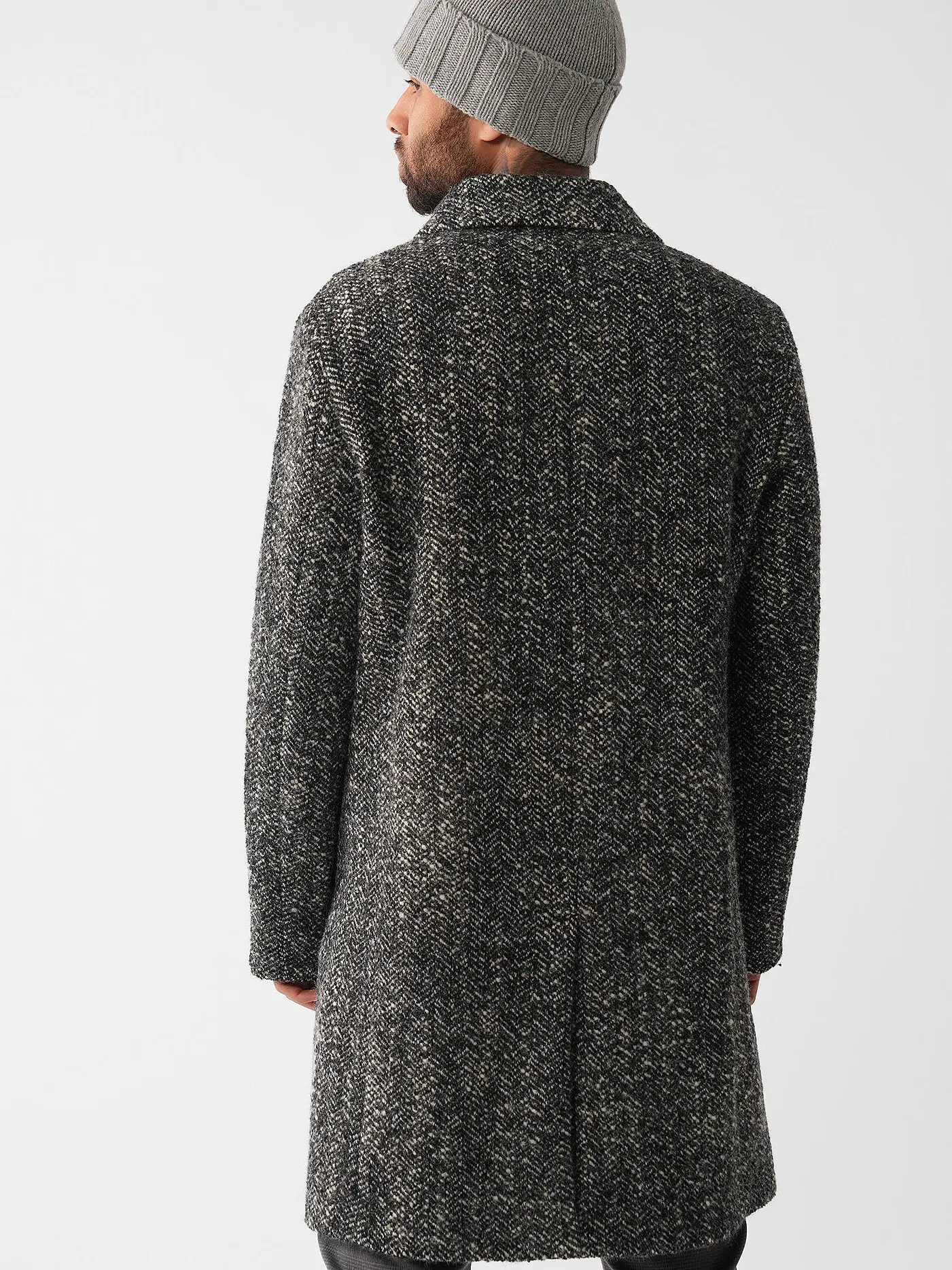 TOMMY HILFIGER | Wollmantel  | grau