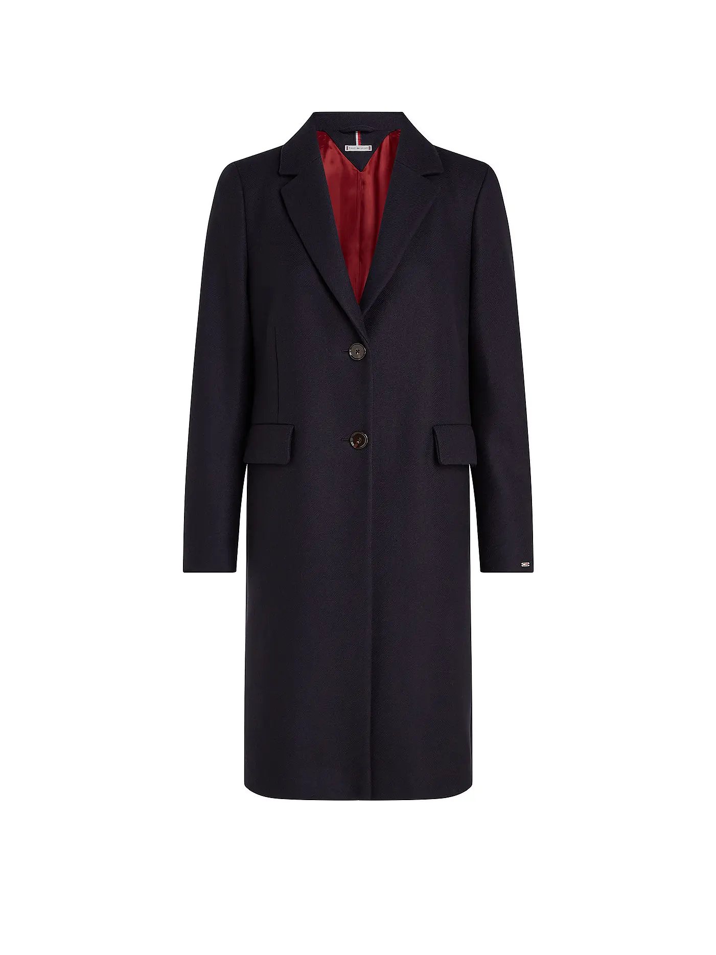 TOMMY HILFIGER | Wollmantel | dunkelblau