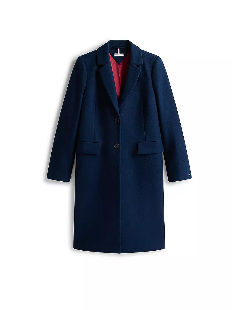 TOMMY HILFIGER | Wollmantel | dunkelblau