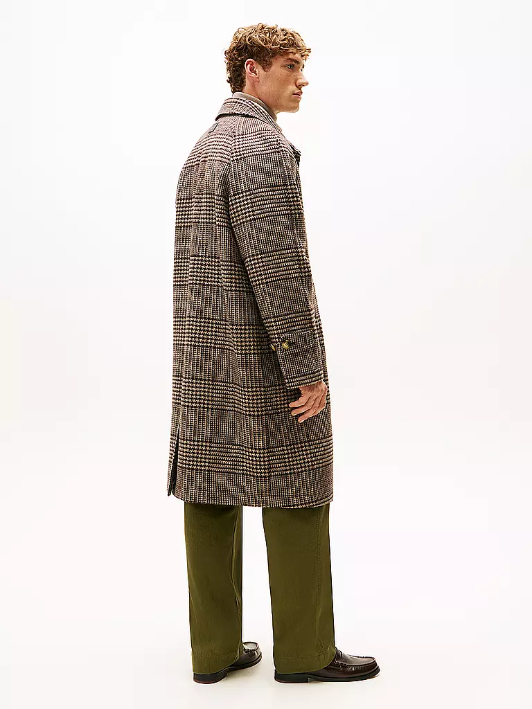 TOMMY HILFIGER | Wollmantel | braun