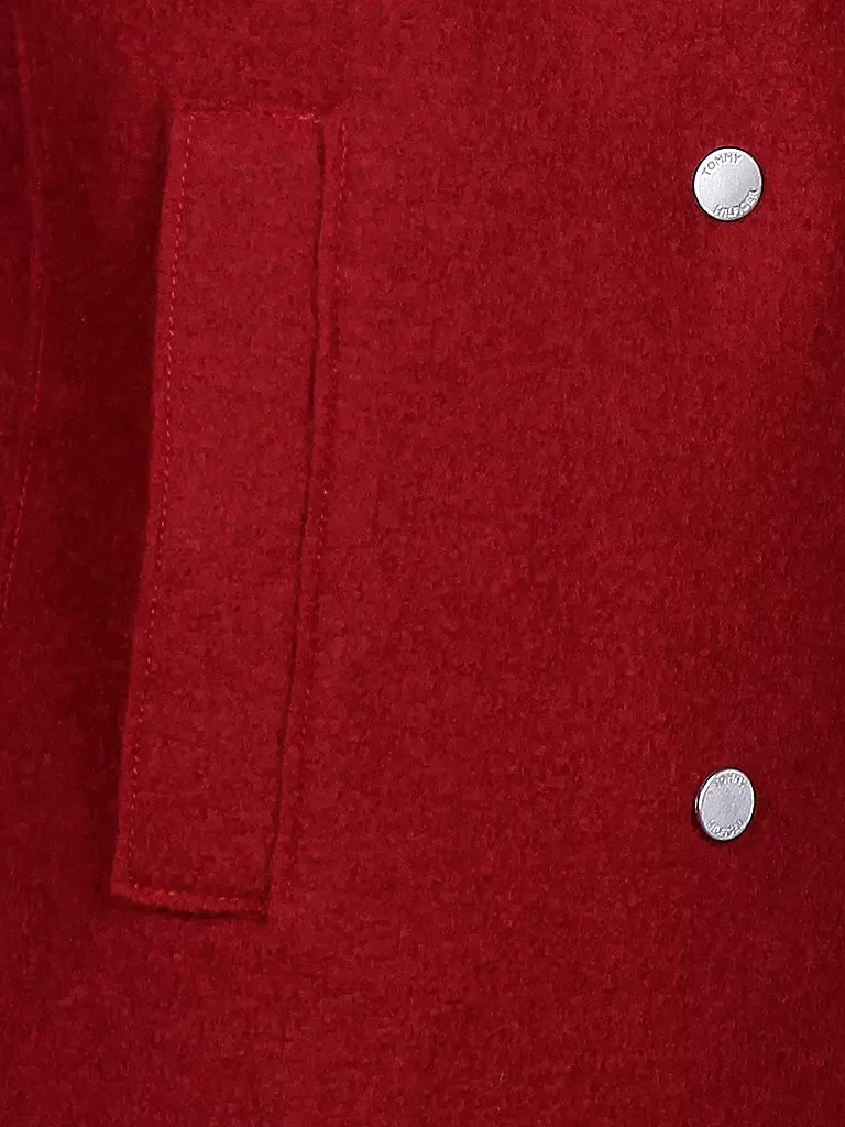 TOMMY HILFIGER | Wollmantel | rot