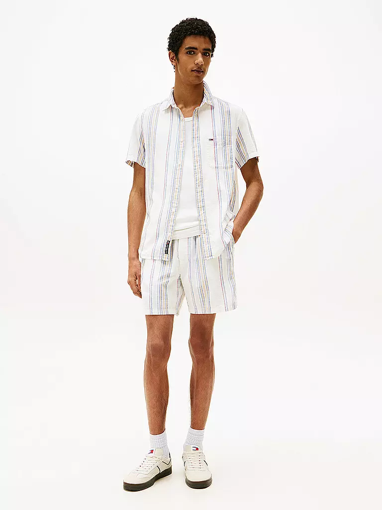 TOMMY JEANS | Badeshorts | weiss
