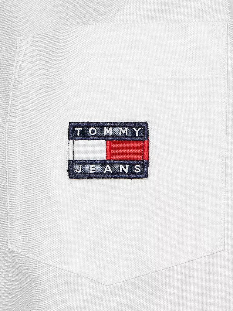 TOMMY JEANS | Bluse - Overshirt | weiss