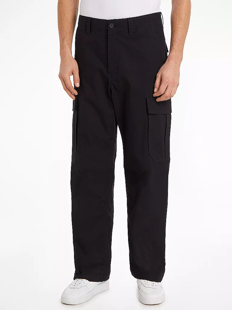 TOMMY JEANS | Cargohose | schwarz